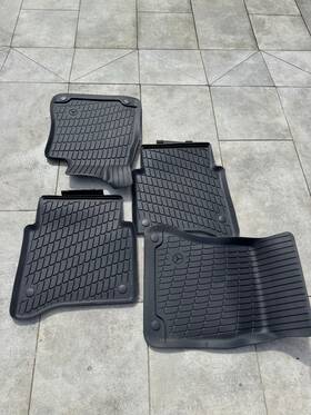 A22268000489g33 Mercedes-benz S-class All Weather Rubber Floor Mats Set Oem Black 4 Pieces New