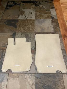A23068041408n49 Mercedes-benz Genuine Sl Class R230 Pebble Beige Carpet Floor Mats 2003-2012