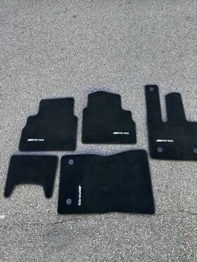 A4636806210 Mercedes-benz Genuine G63 Amg Floor Mats Black Velour Set Lhd W463a