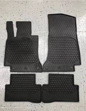 A2056802548 Mercedes - Benz Oem 2017-2022 C-class Amg C63 W205 Rubber Floor Mats Set Pair