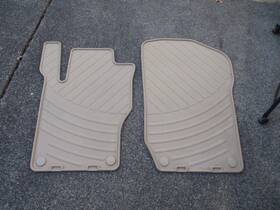 0189 Mercedes-benz W7x 164 86 668 2006-2011 Ml W164 Rubber Floor Mats Oem Tan Beige All Weather Used