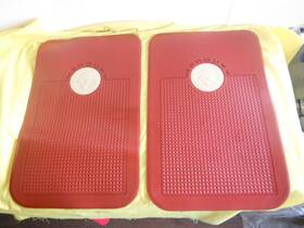6313105 Mercury Nos 1964 1963 1960s 1957 Red Rear Floor Mats Oem
