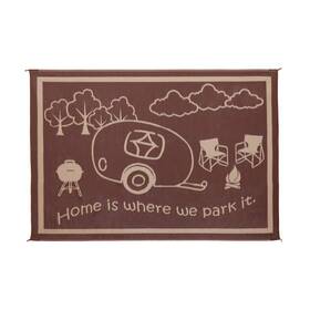 Rh8117 Mg Innovative Compatible With/replacement For - Rv Home Mat Brown/beige