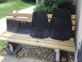 Rear16x14 Michelin 1502-ur-c Universal Heavy Duty Rubber Floor Mats Front28x16