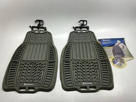 950-44-2 Michelin 2 Compact Work Truck Rubber Floor Liner Mats Heavy Duty - 28 Inch X18-1/2
