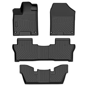 Mic-05-0478 Mictuning Car Floor Mats Waterproof 3d For Honda Pilot 2016-2022 Sedan Carpets Auto Liners