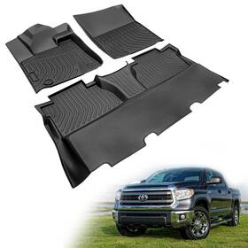 Mic-05-0496 Mictuning 3d 3pcs Floor Mats Liners For Toyota Tundra Crewmax 2014-2021 All-season