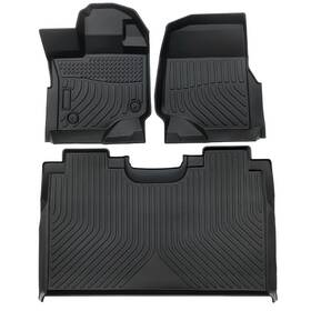 Mic-fordf-1503djd Mictuning 3pcs Floor Mat Tpe Liners For Ford F-150 2015-2024 Raptor Crew Cab Pickup 4-door