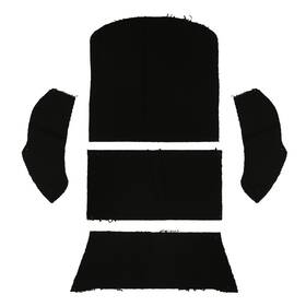 398135 Mid America Motorowrks 1965-1972 Vw Beetle Sedan Rear Black Loop Carpet Set Unbound 5pc