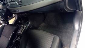 222.ms1m13 Mitsubishi 2013 13 Lancer Interior Floor Carpet Front Black 84545