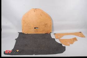 223.ms1m11 Mitsubishi 2011 Lancer Sedan Rear Cargo / Trunk Carpet And Board Gray