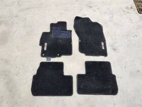 232.ms1m11 Mitsubishi 2011 Lancer Ralliart Floor Mats - Black Carpet Full Set
