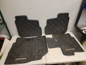 Mz314923 Mitsubishi Oem 2017-2023 Mirage G4 Black All Weather Floor Mats