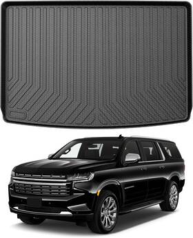 Mixsuper1118 Mixsuper 792119141346 Cargo Liner For Chevrolet Suburban/gmc Yukon Xl 2021-2025 Black
