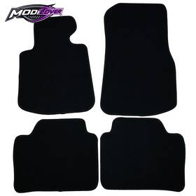Mor-cp115bk Modilover001 Fits 14-02 Bmw F32 4 Series Floor Mats Carpet Front And Rear Black Nylon