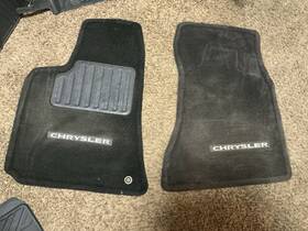 1gk52zj8aa Mopar 2005 - 2010 Chrysler 300 Carpet Floor Mats 2005-2010 2pc Oem