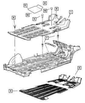 1gl521j8aa Mopar Genuine Floor Mat Kit