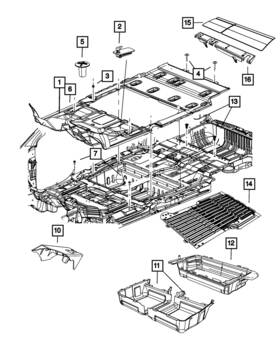 1gr94hl5ae Mopar Genuine Floor Mat Kit