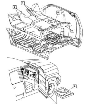 1gs031j8aa Mopar Genuine Floor Mat Kit