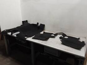 222.ch9210 Mopar Jeep Jk Wrangler 2 Door Oem Black Front Carpet Set 2007 2008 2009 2010 116394