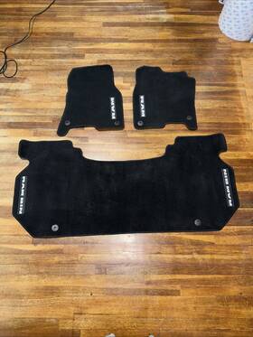 54359-pa6 Mopar Mint Oem Ram Bin Floor Mats Dodge 1500 2019 2024 Black 54359 Pa6 Sbs