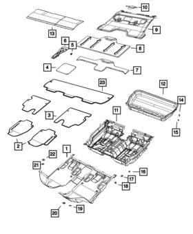 5nt41dx9aa Mopar Genuine Carpet Clip