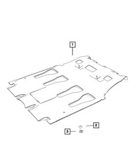 5pl10xxxaa Mopar Genuine Carpet Clip