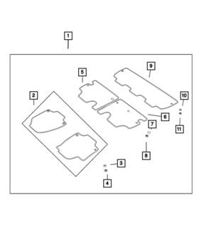 5sn22dx9ad Mopar Genuine Floor Mat Kit