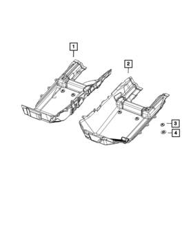 5sz17dx9af Mopar Genuine Front Floor Carpet