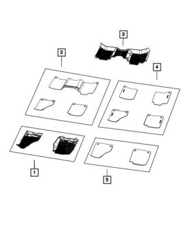 6nl841n8ab Mopar Genuine Mat Kit-front And Rear
