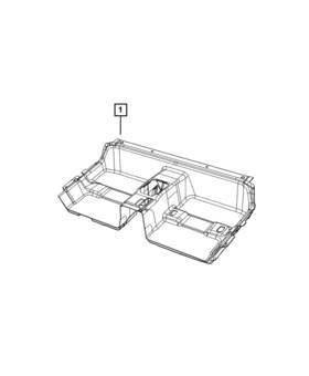 6nr07dx9ab Mopar Genuine Rear Floor Carpet