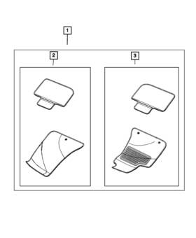 7bx05dx9aa Mopar Genuine Mat Kit-floor - Rear