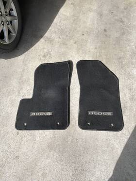 82213151ab Mopar 12-14 Dodge Avenger Carpet Floor Mats Front Only Oem
