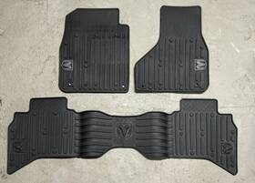 82213488 Mopar 2013-2018 Dodge Ram Quad Cab Genuine All-weather Floor Mats Black