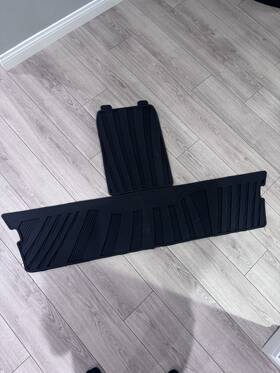 82214515 Mopar 2017-2023 Chrysler Pacifica Voyager 3rd Row Floor Mat 2pc Black Oem