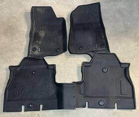 82215202ae Mopar 2018-2022 Jeep Wrangler Rubber Floor Mat Set Oem