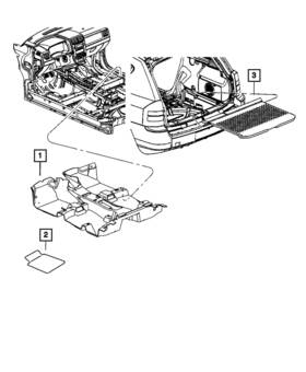 82215562 Mopar Genuine Floor Mat Kit