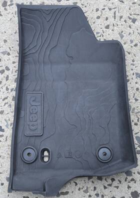 82216623ab Mopar 82216623aa 2018-2024 Jeep Wrangler Jl All Weather Floor Mats 4 Door Oem