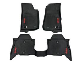 82216624ab Mopar 82216629ab 20-23 Wrangler Jl 4-door All Season Rubber Floor Mats Oem