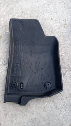 Fm-jp-038-394-q3 Mopar For 2018-2022 Wrangler 2dr Original Heavy Duty Rubber All Weather Floor Mats
