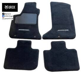 Prd0901 Mopar Dodge Charger Black Front And Rear Floor Mats Oem