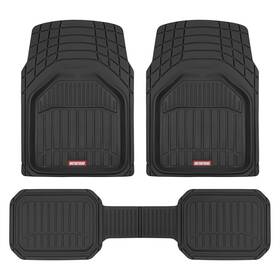 Mtmt-943-bk Motor Trend 943-bk Flextough Defender Car Floor Mats -next Generation Deep Di