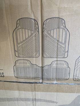 0f-773-bk Motor Trend Of-773-bk Mt-884-bk Flextough 4 Pc Floor Liners Cargo Mat All Weather Hard Rubber 0f-884bk