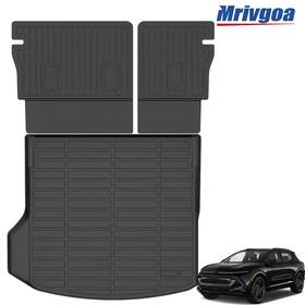 Ev-24-25 Mrivgoa Cargo Liner Backrest Mats Fit 24-26 Chevrolet Equinox Ev Rear Trunk Accessory