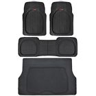 Mt-884-bk Mt-923-bk Amj Motor Trend Car Floor Mats Set Of Rubber 826942126901