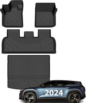 Carg0 Nakonic 3d 24 Fits 23-25 Fisker Ocean One Floor Mats All Weather Tpe 2 Rows