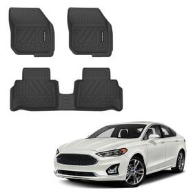 A500-fm-jff1721 Neverland Car Floor Mats Liners All Weather Custom Fit For Ford Fusion 2017-2021