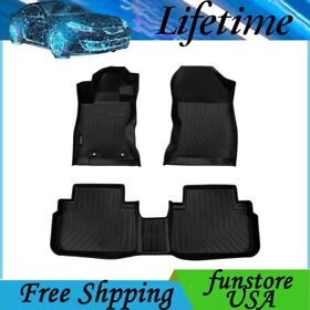Fu828648 New All Weather Floor Mats For Subaru Forester 2019 2020 2021 Viwik Black
