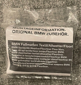 07-14-9-166-609 New Bmw Oem Floor Mats Fasteners Anchors