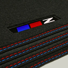 Bz4e85zl01 New Bmw Z4 Black Carpet Floor Mats 2002 2008 E85 E86 Oem Quality Velour